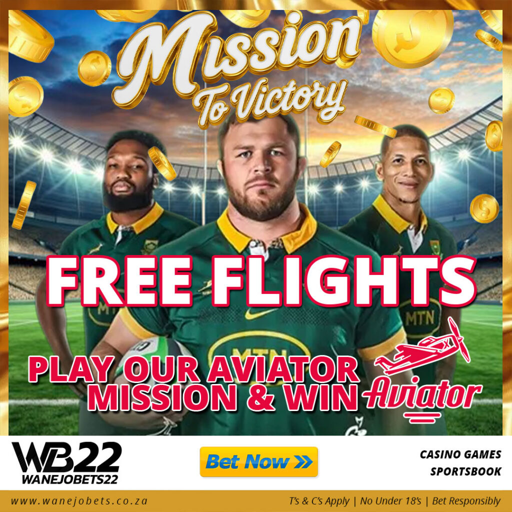 Sportsbook & Igaming Portfolio springboks aviator facebook 01