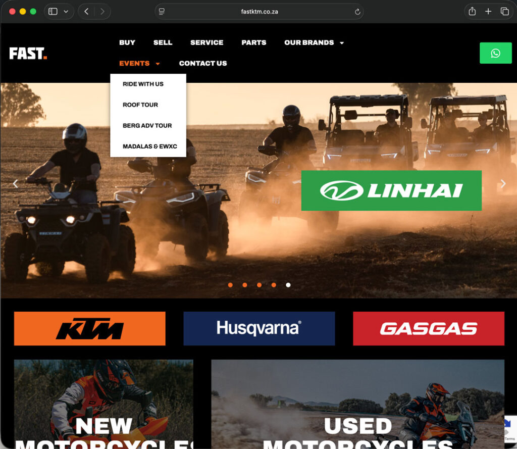 Home automotive website
